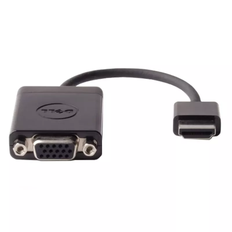 DELL HDMI į VGA adapteris, 0,17 m, HDMI, VGA (D-Sub), kištukas, lizdas, tiesus