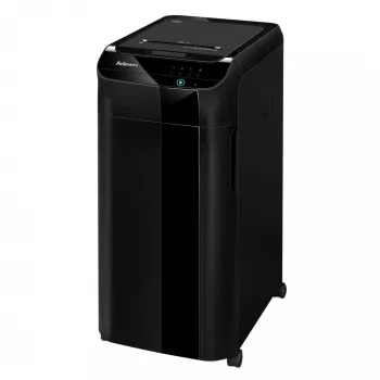 Fellowes popieriaus smulkintuvas 550 lapų automatinis padavimas kryžminio pjaustymo smulkintuvas AutoMax 550C su 83 litrų dėže aukštas saugumas P4