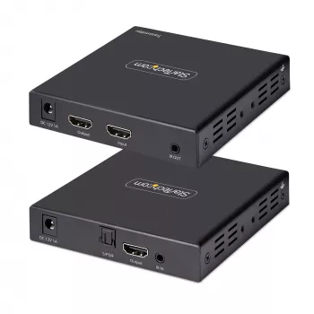 StarTech.com 4K70IC-EXTEND-HDMI AV plėstuvas AV siųstuvas ir imtuvas juodas