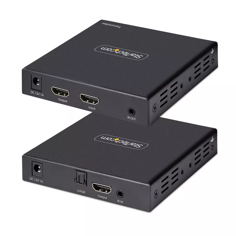 StarTech.com 4K70IC-EXTEND-HDMI AV plėstuvas AV siųstuvas ir imtuvas juodas