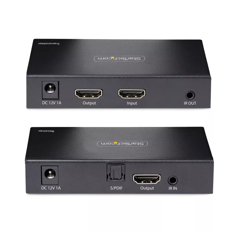 StarTech.com 4K70IC-EXTEND-HDMI AV plėstuvas AV siųstuvas ir imtuvas juodas