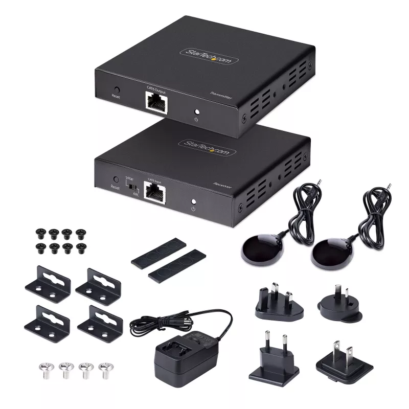 StarTech.com 4K70IC-EXTEND-HDMI AV plėstuvas AV siųstuvas ir imtuvas juodas