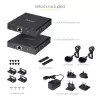 StarTech.com 4K70IC-EXTEND-HDMI AV plėstuvas AV siųstuvas ir imtuvas juodas