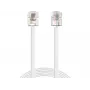 Sandberg Telephone RJ11-RJ11 1,8 m, 1,8 m, RJ11, RJ11, Kištukas, Kištukas, Balta