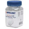 Intellinet RJ45 moduliniai kištukai, Cat6, UTP, 2 kontaktų, laidytajam kabeliui, 15 µ auksuoti kontaktai, 100 vnt. pakuotė