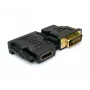 Sandberg Adapter DVI-M - HDMI-F, DVI, HDMI, Juoda