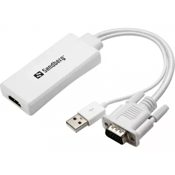 Sandberg VGA+Audio į HDMI keitiklis