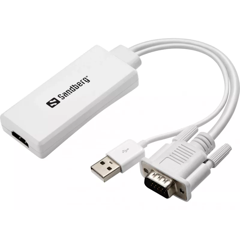 Sandberg VGA+Audio į HDMI keitiklis