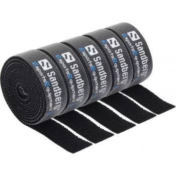 Sandberg kabelis Velcro Strap 5-pack, užsegamas kabelių raištis, juoda, 1000 mm, 73 g, 50 mm, 50 mm