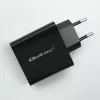 Įkroviklis Qoltec 52378 Vidinis AC Greitasis Įkrovimas 3A USB Type-C Juodas