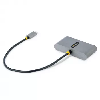 StarTech.com 4 prievadų USB-C šakotuvas su 100 W galios tiekimo pralaidumu – 2x USB-A + 2x USB-C – USB 3.0 5 Gbps – 1 pėdos (30 cm) ilgio laidas – nešiojamasis USB Type-C į USB-A/C šakotuvas