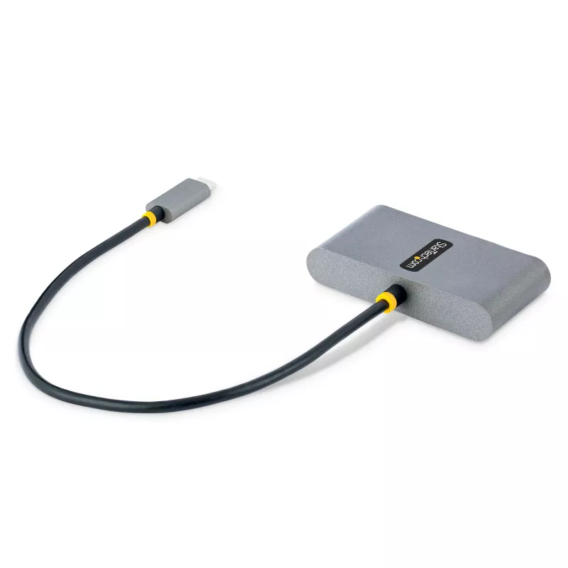 StarTech.com 4 prievadų USB-C šakotuvas su 100 W galios tiekimo pralaidumu – 2x USB-A + 2x USB-C – USB 3.0 5 Gbps – 1 pėdos (30 cm) ilgio laidas – nešiojamasis USB Type-C į USB-A/C šakotuvas