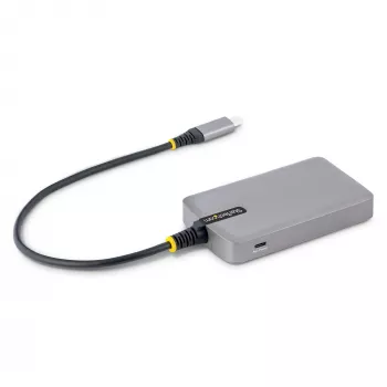 StarTech.com 3 prievadų USB-C šakotuvas su Ethernet – 3x USB-A prievadai, Gigabit Ethernet RJ45, USB 3.0 5 Gbps, maitinamas per magistralę, 1 pėdos/30 cm ilgio laidas – nešiojamasis nešiojamojo kompiuterio USB Type-C šakotuvo adapteris su GbE