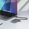 StarTech.com 4 prievadų USB-C šakotuvas - 5 Gbps - maitinamas per magistralę - USB-C į 4x USB-A šakotuvas su papildomu pagalbiniu maitinimo įvadu - nešiojamasis stalinio / nešiojamojo kompiuterio USB šakotuvas - 30 cm laidas - USB išplėtimo šakotuvas