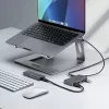 StarTech.com 4 prievadų USB-C šakotuvas - 5 Gbps - maitinamas per magistralę - USB-C į 4x USB-A šakotuvas su papildomu pagalbiniu maitinimo įvadu - nešiojamasis stalinio / nešiojamojo kompiuterio USB šakotuvas - 30 cm laidas - USB išplėtimo šakotuvas