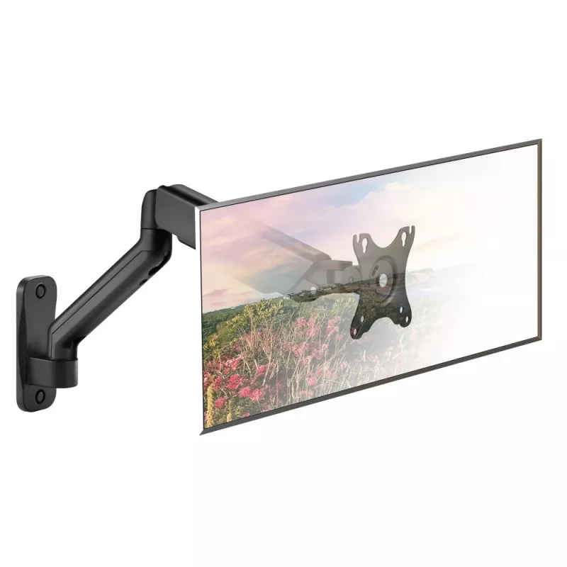 Techly ICA-LCD G112E monitoriaus laikiklis / stovas 81,3 cm (32 colių) Sieninis Juoda