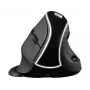 Sandberg Wireless Vertical pelė Pro, dešiniarankė, vertikalus dizainas, optinė, RF belaidė, 1600 DPI, juoda