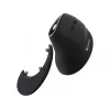 Sandberg Wireless Vertical pelė Pro, dešiniarankė, vertikalus dizainas, optinė, RF belaidė, 1600 DPI, juoda