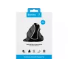 Sandberg Wireless Vertical pelė Pro, dešiniarankė, vertikalus dizainas, optinė, RF belaidė, 1600 DPI, juoda