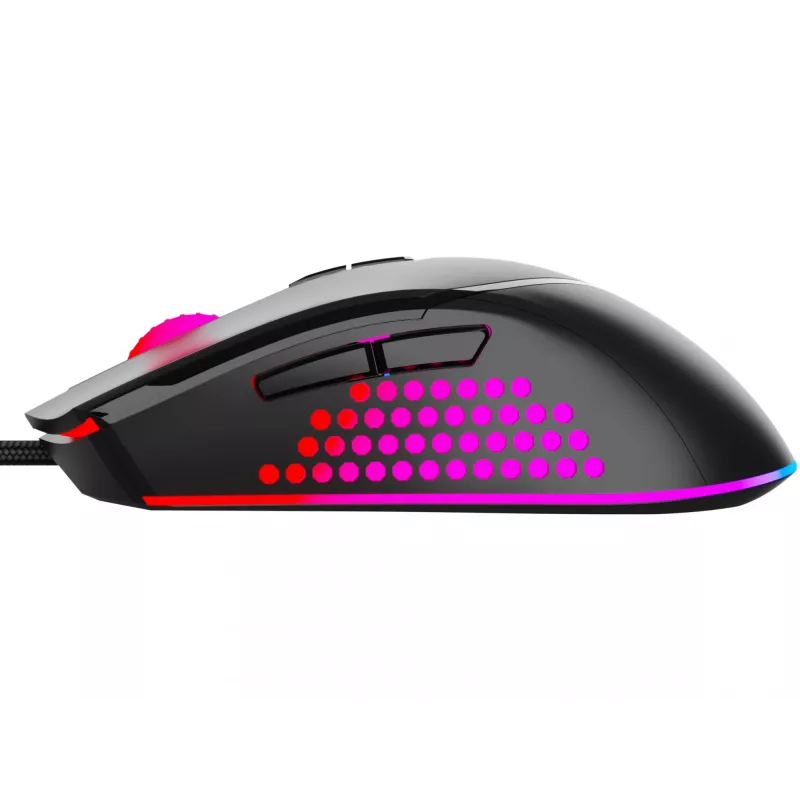 Sandberg Azazinator pelė 6400, dešiniarankiams, USB Type-A, 6400 DPI, juoda