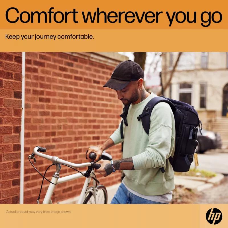 HP Travel 25 litrų 15.6 Iron Pilka nešiojamojo kompiuterio kuprinė, Kuprinė, 39,6 cm (15,6 colio), 860 g