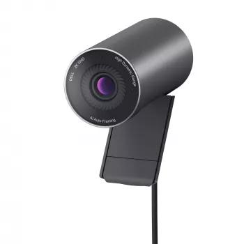 DELL Pro 2K Webcam – WB5023, 2560 x 1440 pikselių, Full HD, 60 kadrų per sekundę, 1280x720@24fps, 1280x720@30fps, 1280x720@60fps, 1920x1080@24fps, 1920x1080@30fps, 1920x1080@60fps,..., 4x, Automatinis