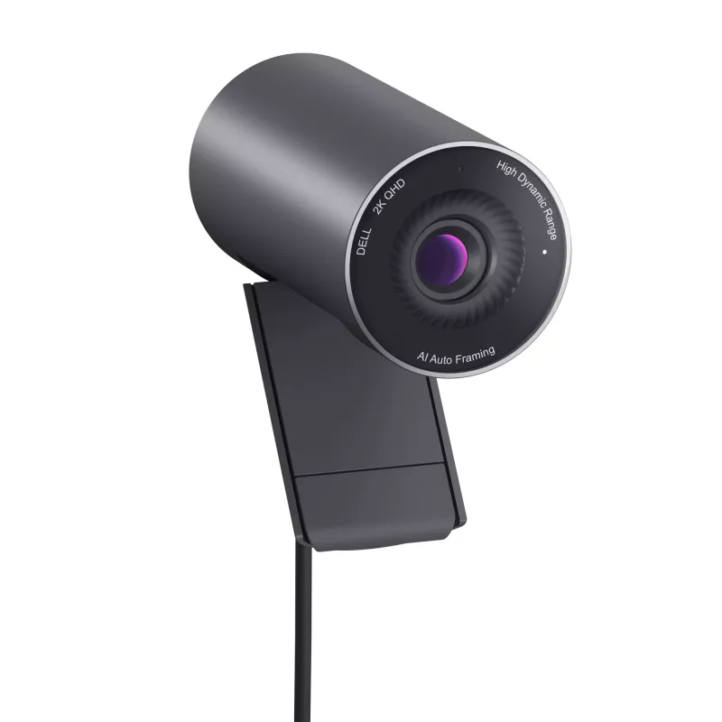 DELL Pro 2K Webcam – WB5023, 2560 x 1440 pikselių, Full HD, 60 kadrų per sekundę, 1280x720@24fps, 1280x720@30fps, 1280x720@60fps, 1920x1080@24fps, 1920x1080@30fps, 1920x1080@60fps,..., 4x, Automatinis