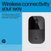 HP Z3700 Dual Juoda pelė, Ambidextrous, RF Wireless, 1600 DPI, Juoda