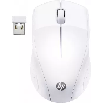 HP Wireless pelė 220 (Snow White), Optical, RF Wireless, White