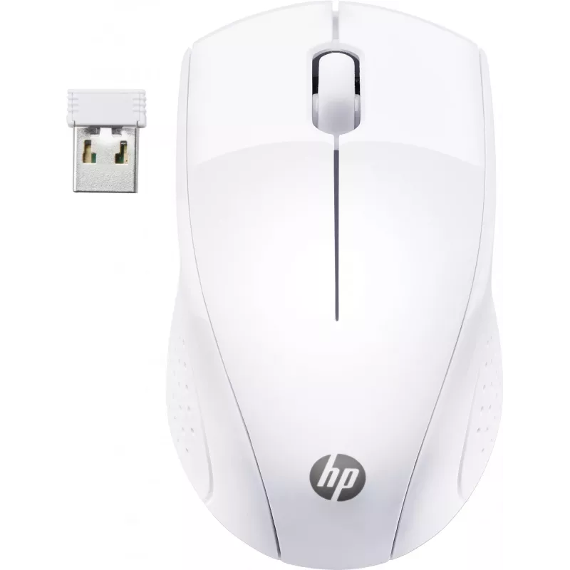 HP Wireless pelė 220 (Snow White), Optical, RF Wireless, White