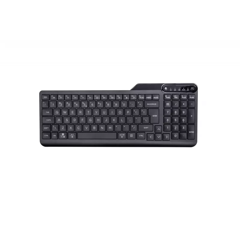 HP 460 kelių įrenginių Bluetooth klaviatūra, viso dydžio (100 %), belaidė, Bluetooth, mechaninė, juoda