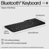 HP 460 kelių įrenginių Bluetooth klaviatūra, viso dydžio (100 %), belaidė, Bluetooth, mechaninė, juoda
