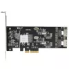 StarTech.com 8 prievadų SATA PCIe kortelė - PCI Express 6Gbps SATA išplėtimo adapterio kortelė su 4 pagrindiniais valdikliais - SATA PCIe valdiklio kortelė - PCI-e x4 Gen 2 į SATA III - SATA HDD/SSD