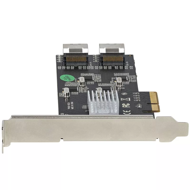 StarTech.com 8 prievadų SATA PCIe kortelė - PCI Express 6Gbps SATA išplėtimo adapterio kortelė su 4 pagrindiniais valdikliais - SATA PCIe valdiklio kortelė - PCI-e x4 Gen 2 į SATA III - SATA HDD/SSD