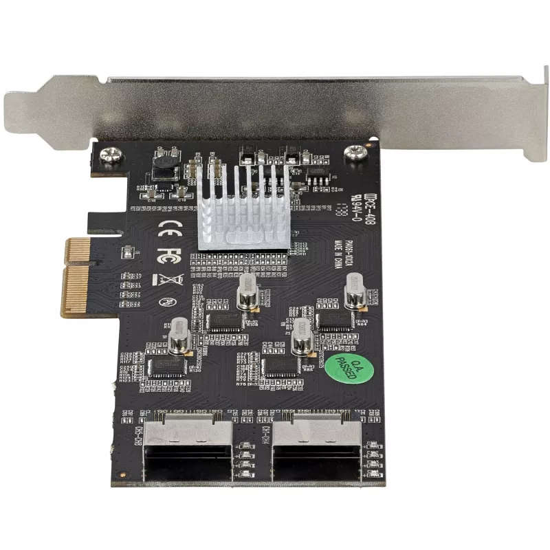 StarTech.com 8 prievadų SATA PCIe kortelė - PCI Express 6Gbps SATA išplėtimo adapterio kortelė su 4 pagrindiniais valdikliais - SATA PCIe valdiklio kortelė - PCI-e x4 Gen 2 į SATA III - SATA HDD/SSD