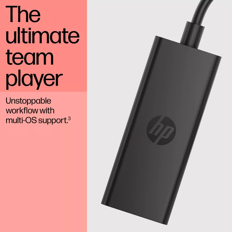 HP USB-C į DisplayPort adapteris G2, 0,12 m, DisplayPort, USB Type-C, Moteriška, Vyriška, 7680 x 4320 pikseliai