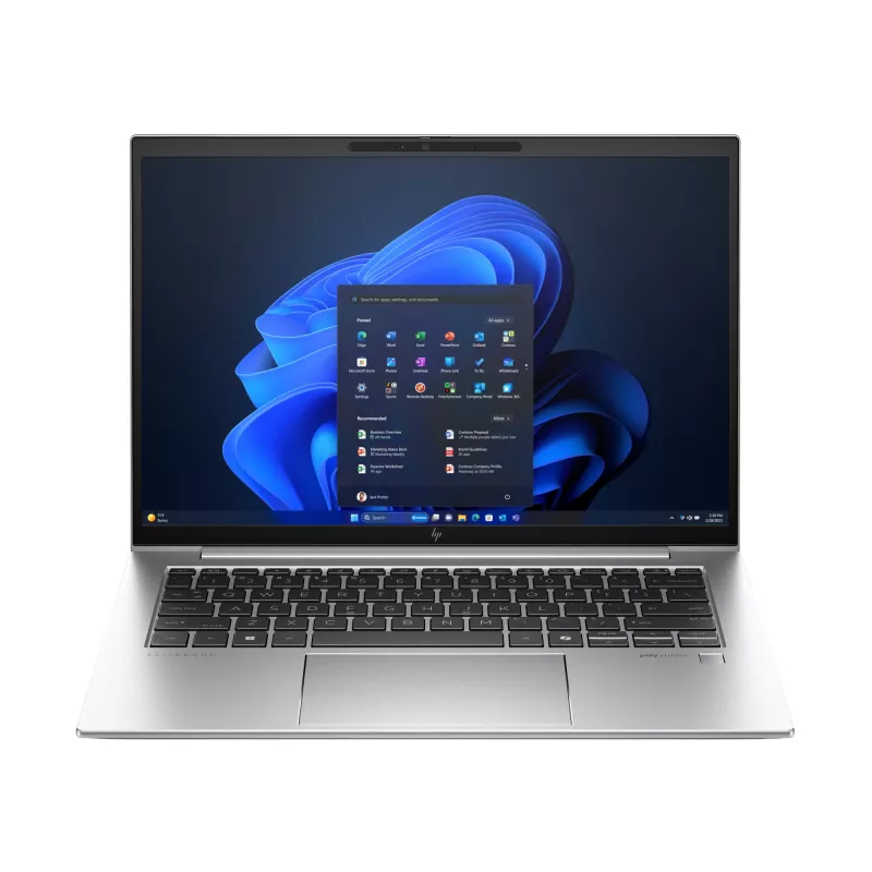 HP EliteBook 840 G11 Intel Core Ultra 7 155U nešiojamas kompiuteris 35,6 cm (14 colių) WUXGA 16 GB DDR5-SDRAM 512 GB SSD Wi-Fi 6E (802.11ax) Windows 11 Pro AI PC sidabrinis