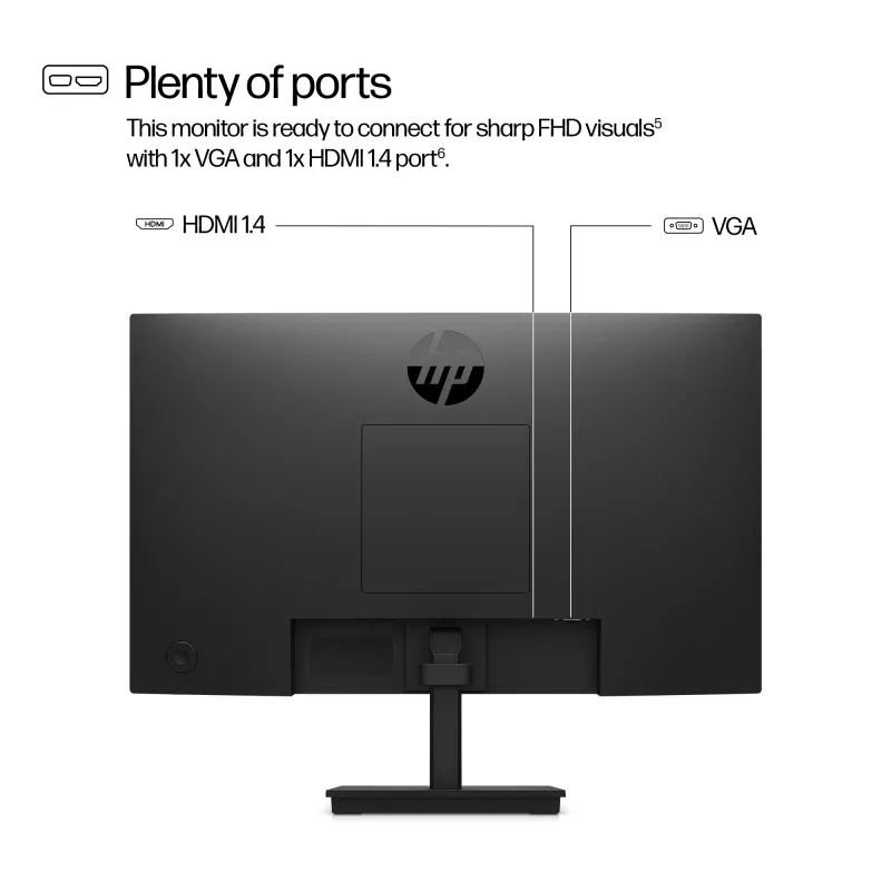HP Series 3 Pro 21.45 col. FHD monitorius - 322pv, 54,5 cm (21,4 col.), 1920 x 1080 pikselių, Full HD, LCD, 5 ms, juodas