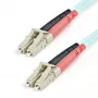 StarTech.com 1m (3ft) LC/UPC į LC/UPC OM3 daugiamodis šviesolaidinis kabelis, pilnas dvipusis 50/125µm zipcord kabelis, 100G, maži įterpimo nuostoliai, LSZH šviesolaidinis movinis laidas