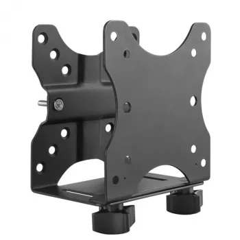 StarTech.com Thin Client Mount - VESA tvirtinimo laikiklis, Monitoriaus stovo CPU laikiklis, Mažas stalinis kompiuteris, 5 kg, 75 x 75, 100 x 100 mm, Juoda, Plastikas, Plienas