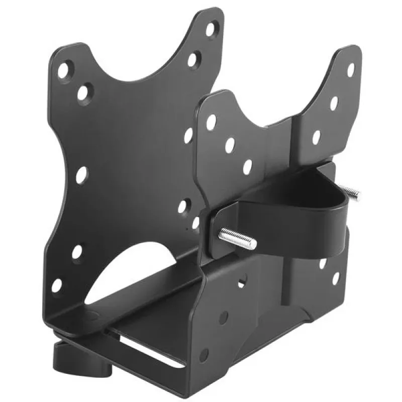 StarTech.com Thin Client Mount - VESA tvirtinimo laikiklis, Monitoriaus stovo CPU laikiklis, Mažas stalinis kompiuteris, 5 kg, 75 x 75, 100 x 100 mm, Juoda, Plastikas, Plienas