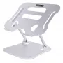 „StarTech.com“ nešiojamojo kompiuterio stovas stalui, ergonomiškas nešiojamojo kompiuterio stovas reguliuojamo aukščio, aliuminis, nešiojamas, atlaiko iki 22 svarų (10 kg), sulankstomas nešiojamojo kompiuterio laikiklis stalui – pasviręs nešiojamojo kompiuterio keltuvas / pakėlimo įrenginys