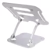 „StarTech.com“ nešiojamojo kompiuterio stovas stalui, ergonomiškas nešiojamojo kompiuterio stovas reguliuojamo aukščio, aliuminis, nešiojamas, atlaiko iki 22 svarų (10 kg), sulankstomas nešiojamojo kompiuterio laikiklis stalui – pasviręs nešiojamojo kompiuterio keltuvas / pakėlimo įrenginys