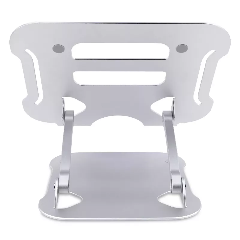„StarTech.com“ nešiojamojo kompiuterio stovas stalui, ergonomiškas nešiojamojo kompiuterio stovas reguliuojamo aukščio, aliuminis, nešiojamas, atlaiko iki 22 svarų (10 kg), sulankstomas nešiojamojo kompiuterio laikiklis stalui – pasviręs nešiojamojo kompiuterio keltuvas / pakėlimo įrenginys
