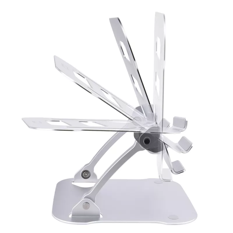„StarTech.com“ nešiojamojo kompiuterio stovas stalui, ergonomiškas nešiojamojo kompiuterio stovas reguliuojamo aukščio, aliuminis, nešiojamas, atlaiko iki 22 svarų (10 kg), sulankstomas nešiojamojo kompiuterio laikiklis stalui – pasviręs nešiojamojo kompiuterio keltuvas / pakėlimo įrenginys