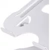 „StarTech.com“ nešiojamojo kompiuterio stovas stalui, ergonomiškas nešiojamojo kompiuterio stovas reguliuojamo aukščio, aliuminis, nešiojamas, atlaiko iki 22 svarų (10 kg), sulankstomas nešiojamojo kompiuterio laikiklis stalui – pasviręs nešiojamojo kompiuterio keltuvas / pakėlimo įrenginys