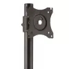 StarTech.com dviejų monitorių stovas – vertikalus, laisvai pastatomas, 10 kg, 33 cm (13 colių), 68,6 cm (27 colių), 100 x 100 mm, juodas