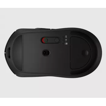 HP 700 Įkraunama belaidė pelė, abiem rankoms tinkama, RF belaidis + Bluetooth, 6000 DPI, juoda