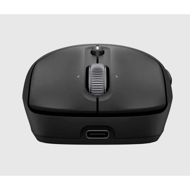 HP 700 Įkraunama belaidė pelė, abiem rankoms tinkama, RF belaidis + Bluetooth, 6000 DPI, juoda