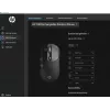 HP 700 Įkraunama belaidė pelė, abiem rankoms tinkama, RF belaidis + Bluetooth, 6000 DPI, juoda